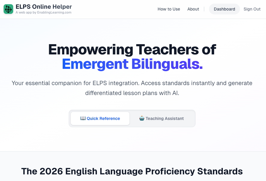ELPS Online Helper UI
